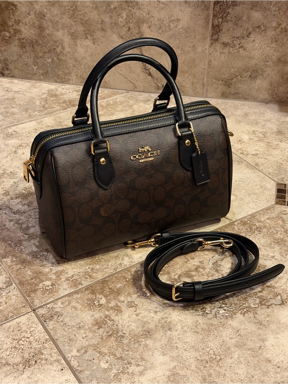 🖤🤎COACH NWOT Rowan Satchel Bag